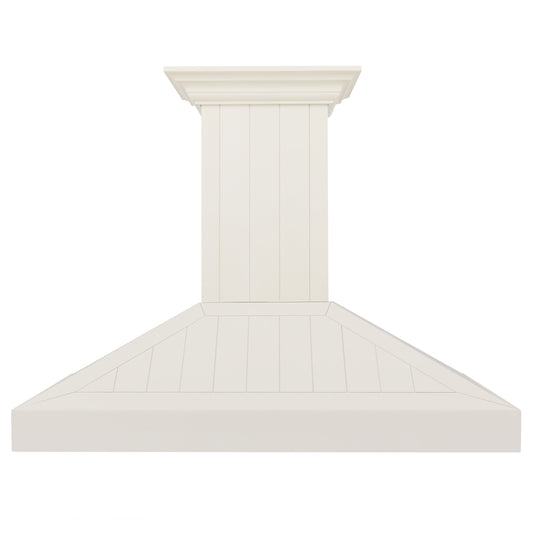 ZLINE 30 in. Wall Mount Range Hood – Wooden Construction, Cottage White Finish (KPTT-30)