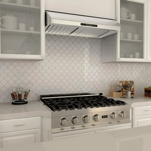 ZLINE 30 in. Under Cabinet Range Hood 600 CFM Stainless Steel 4-Speed LED Lighting (625-30)