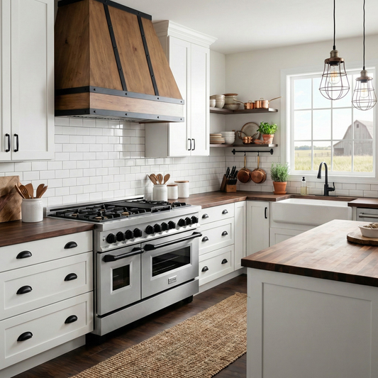 ZLINE Autograph Edition 48 in. 6.0 cu. ft. Dual Fuel Range with Gas Cooktop and Electric Convection Oven in Stainless Steel with Black Matte Accents (RAZ-48-MB)