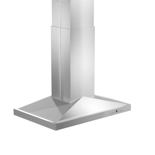 ZLINE 30 in. Island Range Hood Stainless Steel 400 CFM LED Lighting (GL1i-30)
