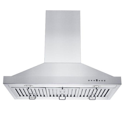 ZLINE 36 in. Island Range Hood Stainless Steel 400 CFM LED Lighting (GL2i-36)