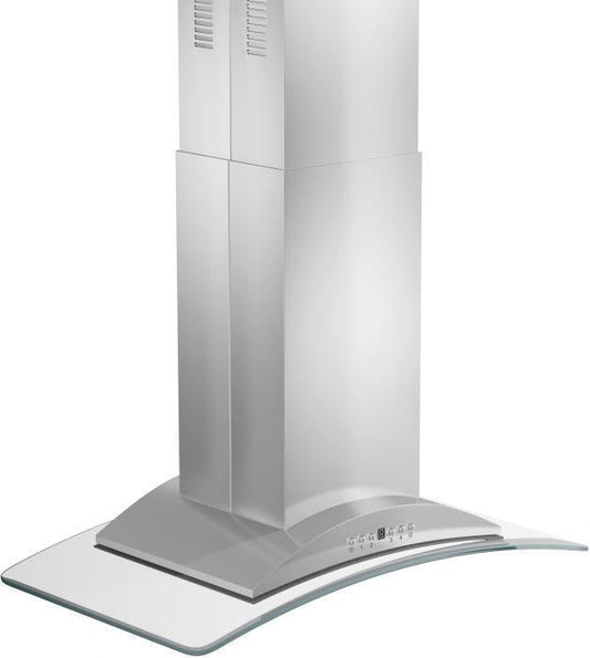 ZLINE 36-Inch Island Range Hood Stainless Steel 4-Speed 400 CFM (GL9i-36)