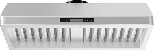 ZLINE 30 Inch Under Cabinet Range Hood Stainless Steel 4-Speed Fan LED Lighting (619-30)