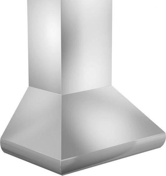 ZLINE 48 in. Wall Mount Range Hood Convertible Vent Stainless Steel 4-Speed 400 CFM (587-48)