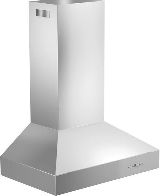 ZLINE 48 in Wall Mount Range Hood Stainless Steel 700 CFM Ducted Ventilation Dishwasher-Safe Baffle Filters LED Lighting (667-48)