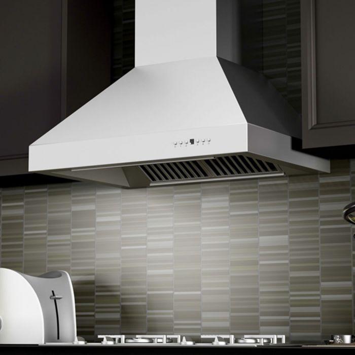 ZLINE 48 in Wall Mount Range Hood Ducted Stainless Steel, MODEL 697-48