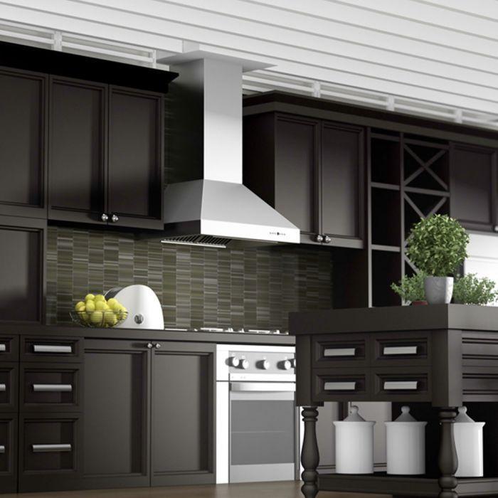 ZLINE 48 in Wall Mount Range Hood Ducted Stainless Steel, MODEL 697-48