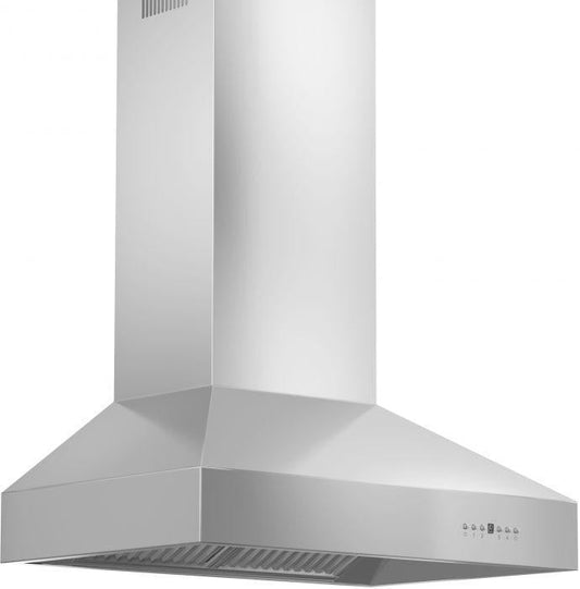 ZLINE 54 Inch Wall Mount Range Hood Stainless Steel Ducted Ventilation 697-54