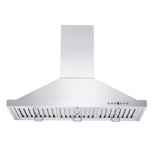 ZLINE 48 in. Wall Mount Range Hood Outdoor Approved Convertible Vent Stainless Steel (KB-304-48)