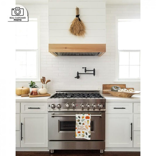 ZLINE 34 Inch Range Hood Insert 700 CFM Stainless Steel Wall Mount Kitchen Vent with LED Lighting & Baffle Filters (695-34)